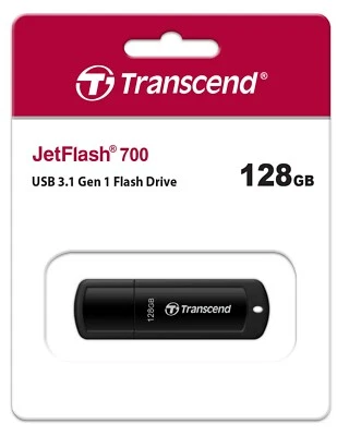 Transcend JetFlash 700 128GB USB 3.1 USB Stick 128 GB TS128GJF700 OVP