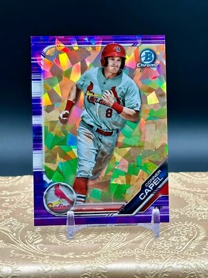 Conner Capel 2019 Bowman Draft Sapphire #BDC-110 Purple Refractor #'d /10 - Image 1 of 3