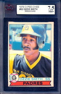 Topps O-Pee-Chee 1979 #52 Ozzie Smith Salón de la fama novato graduado KSA 7,5 casi nuevo+ Cardinals radiocontrol Foto 1 de 2