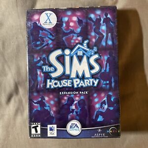 The Sims: House Party Expansion Pack (MAC, 2002) BRAND NEW - FACTORY SEALED