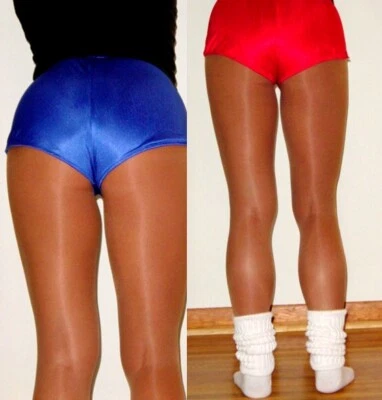 2 Pr Rojo y Real XL Logo Delfín Pantalones Cortos Hooters Uniforme Día de San Valentín Juego de Rol Foto 1 de 4