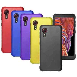 Funda rígida trasera para Samsung Galaxy X 5 lisa mate carcasa de goma - Imagen 1 de 8