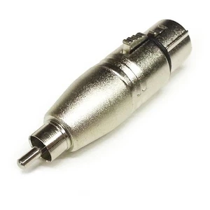 Audio Adapter XLR-Female to RCA-Male - Picture 1 of 2