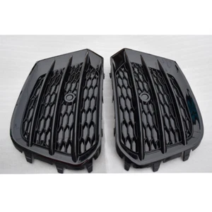 Pair Black Fog Light Grill Front Honeycomb Grille For Audi Q3 2016 2017 2018 - Picture 1 of 6