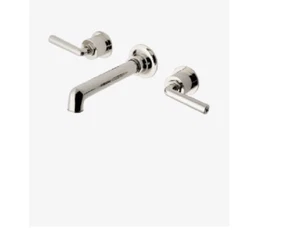 Waterworks Henry Wall Mounted Tub Filler, 2 handles and Drain New Brass - Picture 1 of 1