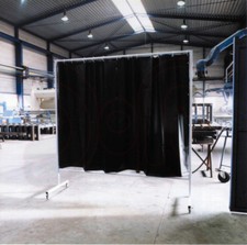 Stellwand 2 x 2,15 M Verde Schweißschutzwand Tenda di Saldatura Tenda