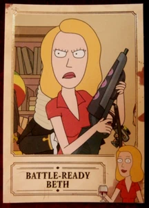RICK AND MORTY - Season 2 - Card BKB02 - Battle-Ready Beth - Cryptozoic 2019 - Picture 1 of 2