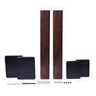 36" Wood Bookshelf Speaker Stands 1 Pair Stands For Surround Sound Home Theater
