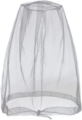 Sombrero de red con cabeza de insecto con cubierta facial | Protección contra mosquitos y mosquitos | Bolsa gratis, gris Foto 1 de 4