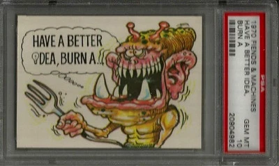 1970 Donruss Fiends & Machines #5 "Have a Bet..." PSA 10 GEM MINT Non-sport Card - Image 1 of 2