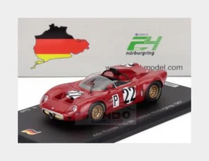 1:43 SPARK Alfa Romeo T33 #22 1000Km Nurburgring 1967 Zeccoli De Adamich SG816 - Foto 1 di 2