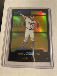 2004 Bowman Draft Chrome Gold Refractor  32/50 JC Holt #BDP100