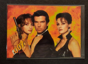 JAMES BOND 007 Goldeneye Famke Janssen Promo Card #No Number Graffiti 1995