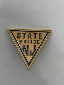NJSP New Jersey State Police Patch and Badge Challange Coin Blue and Gold - Picture 1 of 5