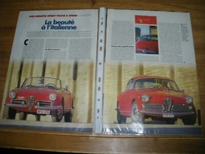 ESSAI RETRO................ALFA ROMEO GIULIETTA SPRINT VELOCE et SPIDER..... - Imagen 1 de 1