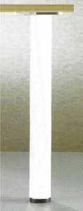 Pierna Mesa Península Pie H.87CM Blanco D.80 Regulable En Alto De 3 CM - Imagen 1 de 4
