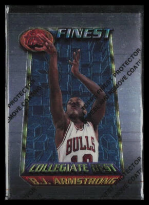 1994-95 Topps Finest B.J. Armstrong #252 with Protector Coating - Image 1 of 2
