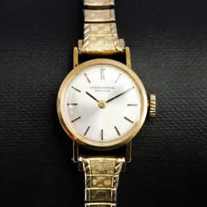 Vintage 18ct Yellow Gold Ladies IWC International Watch Co Manual C.1975 #59277 - Picture 1 of 12