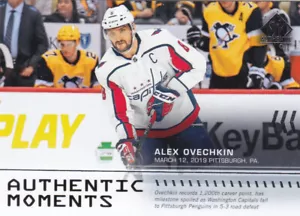19/20 SP AUTHENTIC...ALEX OVECHKIN...AUTHENTIC MOMENTS...CARD # 103..CAPITALS - Bild 1 von 1