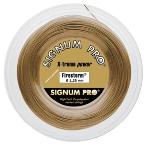 Signum Pro - Firestorm 1.25mm  - Tennis String- Gold Metallic - Reel - 200m - Picture 1 of 1