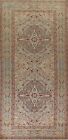 Floral Sultanabad Traditional Palace Size Rug 7x16 ft. Hand-knotted Wool Carpet