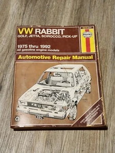 HAYNES 96016 for VW Rabbit Golf Jetta Scirocco 1975-1992 repair manual Book - Picture 1 of 2