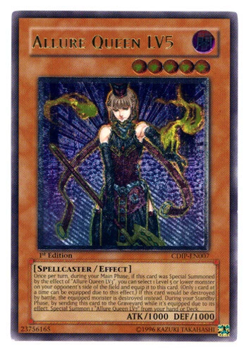 Allure Queen LV5 - CDIP-EN007 - Ultimate Rare - Unlimited Edition Lightly Played - Image 1 of 1