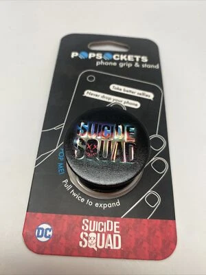 Authentic Popsockets Suicide Squad DC Phone Holder Grip Popsocket Pop Socket - Image 1 of 4