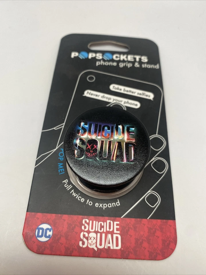 Authentic Popsockets Suicide Squad DC Phone Holder Grip Popsocket Pop Socket - Image 1 of 4
