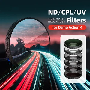 UV/ND 8/16/32 CPL Filter Camera Accessories for DJI Osmo Action 4 Sports Camera - Picture 1 of 16