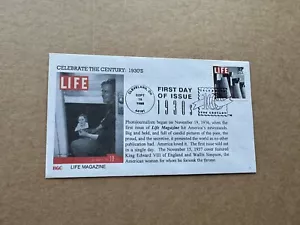 US Celebrate Century FDC#3185 (1930-03)+Life Magazine +All for Love King - Picture 1 of 1