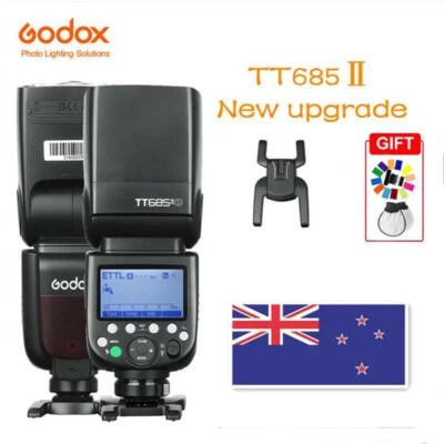 Godox TT685II-S 2.4G TTL HSS Camera Speedlite Flash For Sony+Speedlight Band - Image 1 of 4