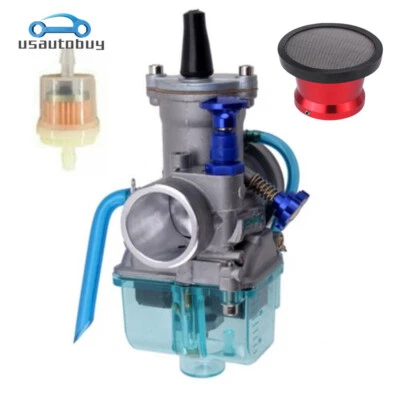 PWK32 Carburetor & Air Filter For Honda CR80 CR85R CR125 CR125R Yamaha DT100 - Image 1 of 4