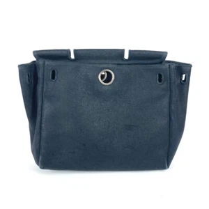HERMES Herbag spare bag only Shoulder Bag Canvas Black - Imagen 1 de 11
