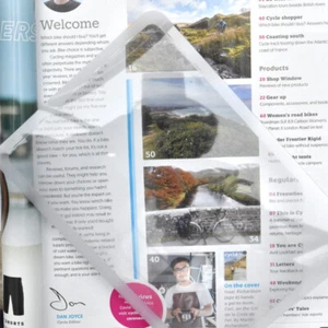 A5 Magnifier Sheet 18x12cm Page Magnifying Glass Reading Aid Lens UK SELLER - Picture 1 of 4
