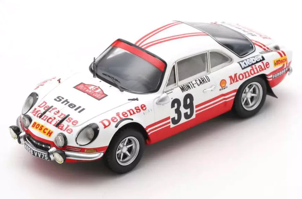 1/43 ALPINE REANULT A110 #39 MONTE CARLO 1973 BALLOT LENA MORENAS SPARK S6112 - Immagine 1 di 1