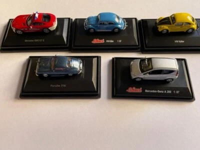 5 MODELLINI AUTO SCALA 1:87 MARCA SCHUCO  (VEDI DESCRIZIONE) - Immagine 1 di 4