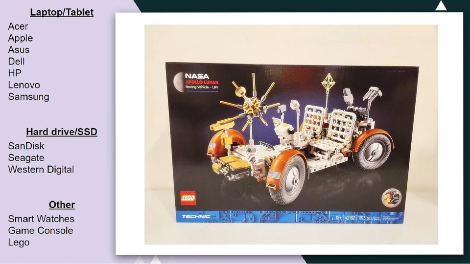 LEGO Technic NASA Apollo Lunar Roving Vehicle Building set 42182, Sealed, US - Image 1 of 4