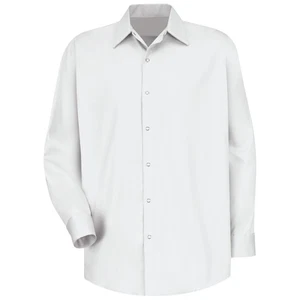 Red Kap Men's Long Sleeve Specialized Cotton Work Shirt - Picture 1 of 7