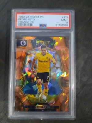 Pedro Neto Orange Ice 4/25 Colour Match PSA 9 POP 1 - Image 1 of 2