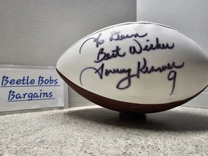 Tommy Kramer Minnesota Vikings NFL calcio autografato senza certificato di autenticità - Foto 1 di 4