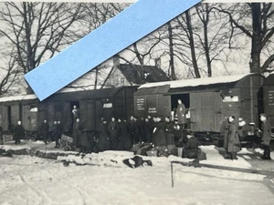 1942 Pszczyna Bahnhof Pless Stadt Polen Fotoalbum Silesian Poland Slaskie - Picture 1 of 3