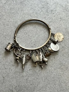 Gürtelarmband Charivari mit viele Anhänger Armband Trachtenschmuck - Bild 1 von 6