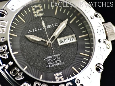 ANDROID DiveMaster Enforcer 68 Tubes 50mm Men NH36 Automatic High Polished Watch - Image 1 of 4