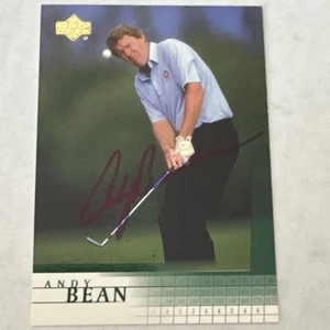 Andy Bean 2001 Upper Deck Golf #52 AUTO AUTOGRAPHED Card Florida Gators Died ‘23 - Picture 1 of 3