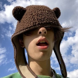 Moda Safetybear Polar Polar Hebilla Magnética Sombreros Cálidos para Hombres y Mujeres - Imagen 1 de 19