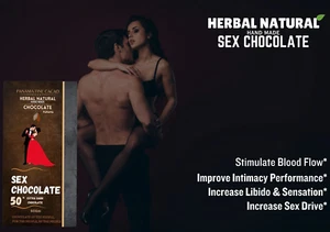 Extra Dark Chocolate Sexual Tabs Better Sex Perform For Men & Women 60g FS - Picture 1 of 9