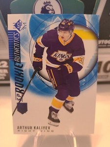 2020-21 Upper Deck SP Rookie Authentics Blue Arthur Kaliyev #104