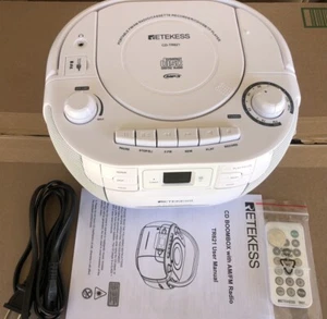 Retekess TR621 AM/FM Radio CD/Cassette Tape Player Combo Record Boombox Speaker - Picture 1 of 7