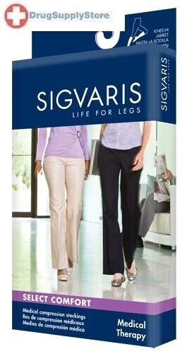 Sigvaris 860 Select Comfort Series 30-40 Women's Knee High Stocking Closed Toe - Image 1 of 1